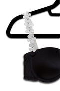 White Vegan Leather Flowers image 0