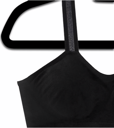 BLACK SHEER (attached to our plus size black bra) image 0