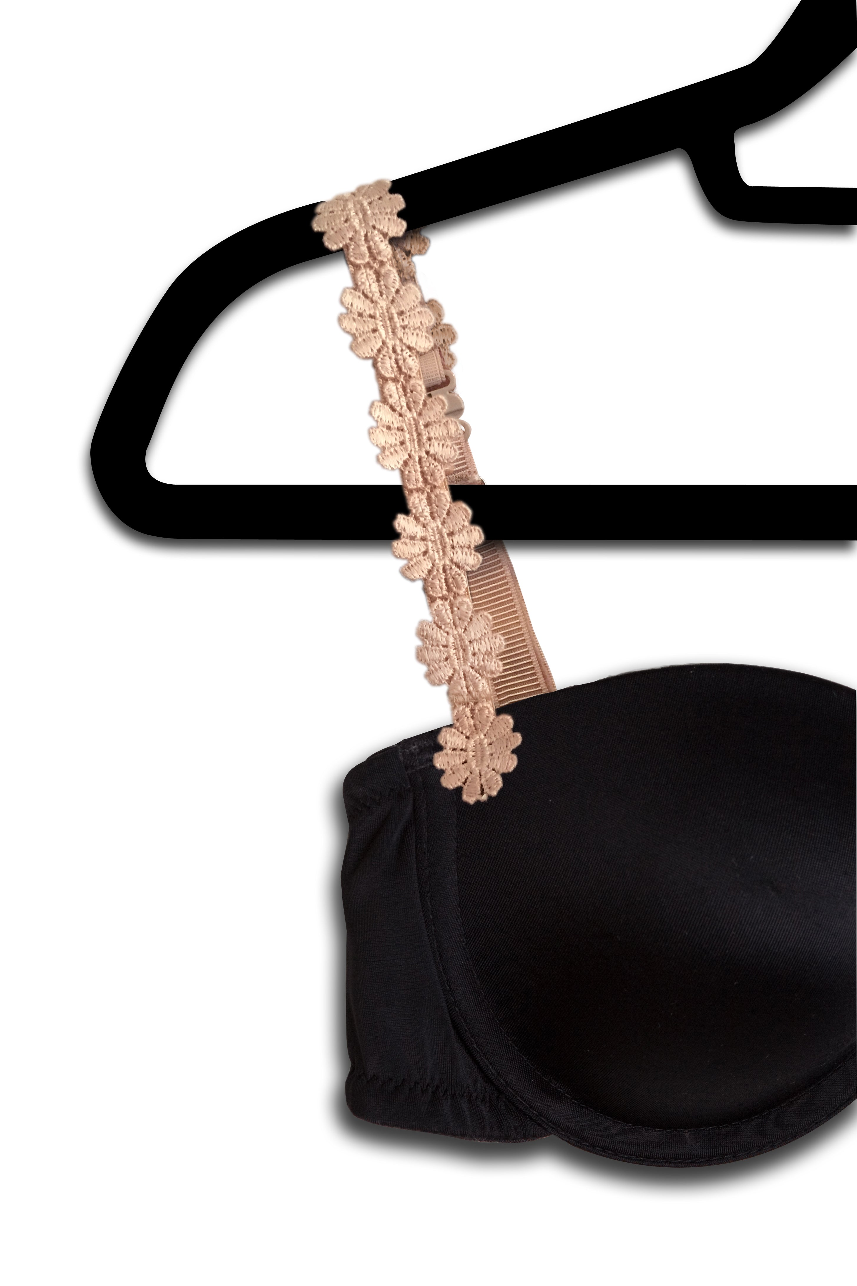 Nude Embroidered Flowers image 0