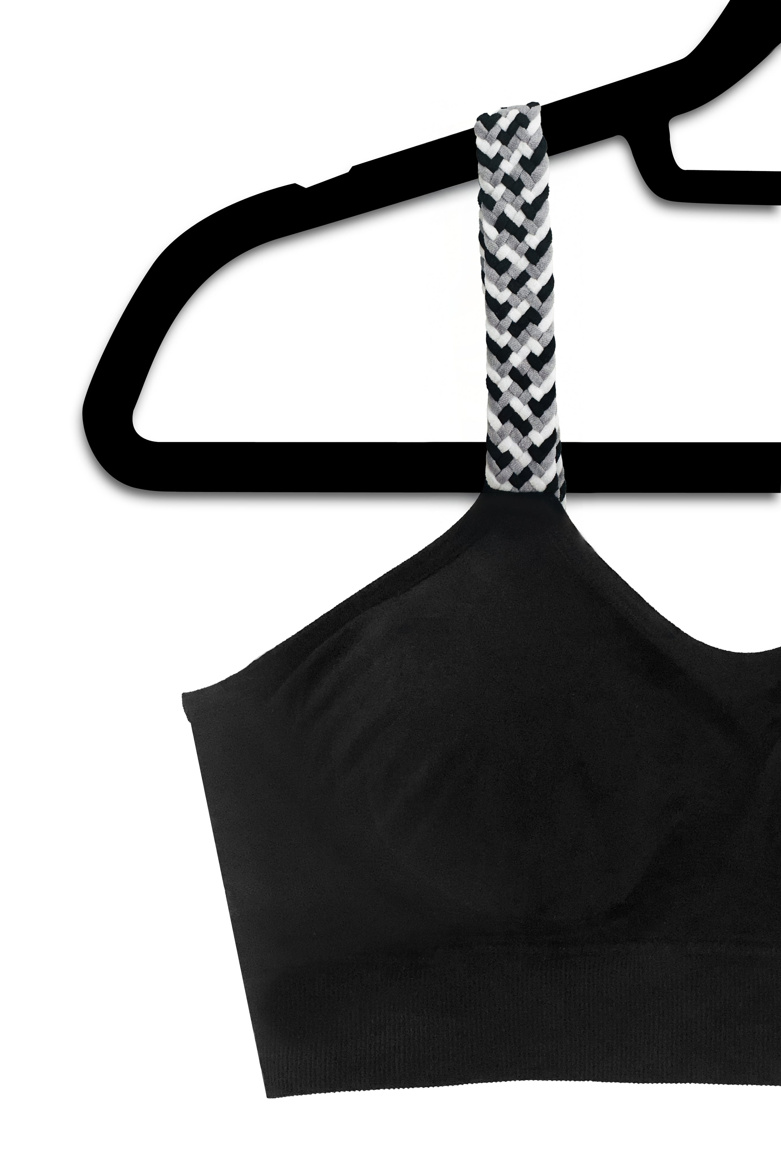 Woven (attached to our black bra) image 0