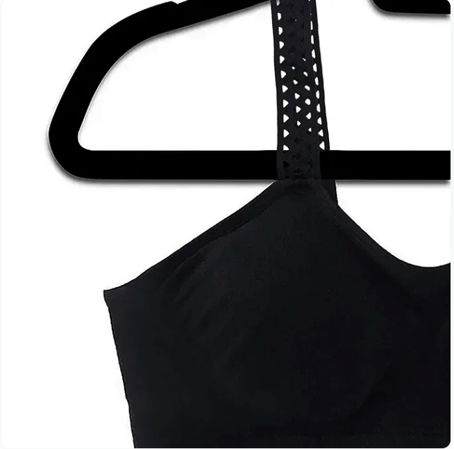 Black Lattice (attached to our black bra) image 0