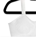WHITE LACE (attached to our plus size white bra) image 0