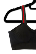 THE STRIPE (attached to our plus size black bra) image 0