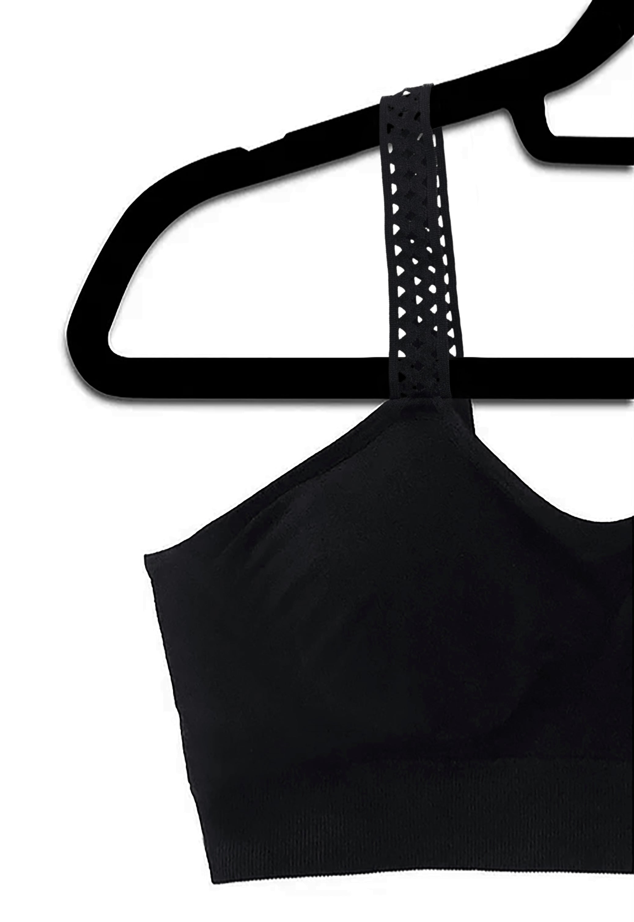 BLACK LATTICE  (attached to our plus black bra)​​​​​​​ image 0