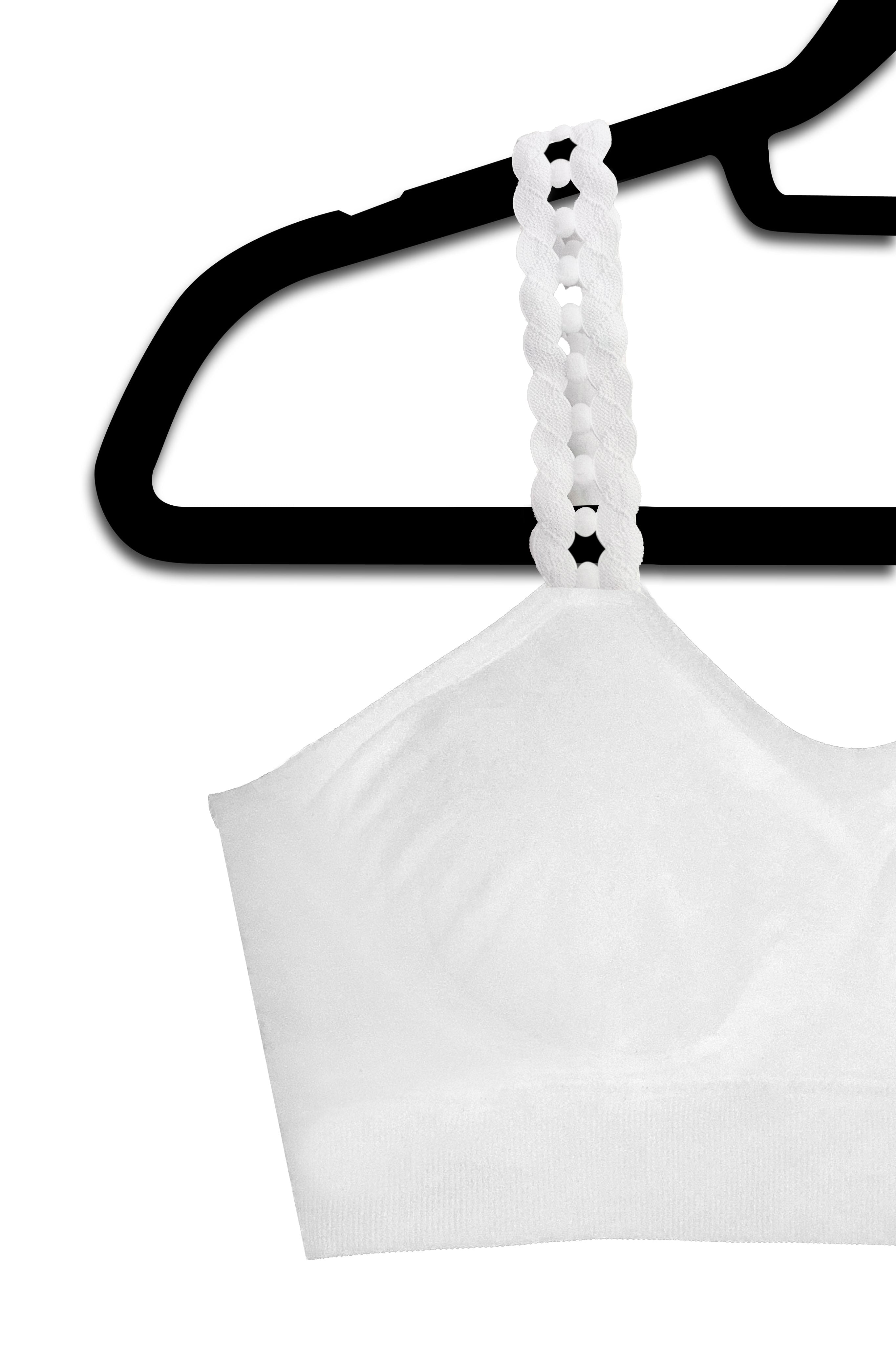 White Loops (attached to our white bra) image 0